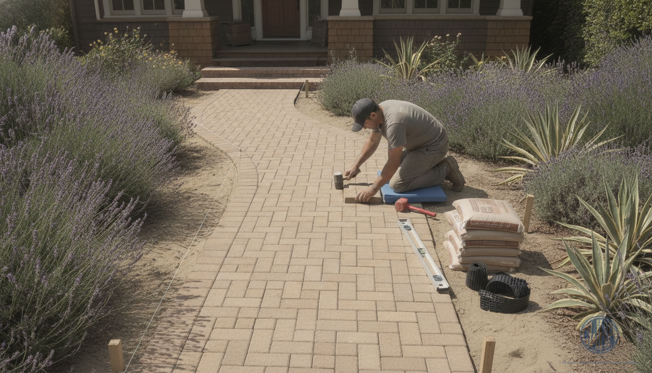 Walkway & Pathway Paver Installation