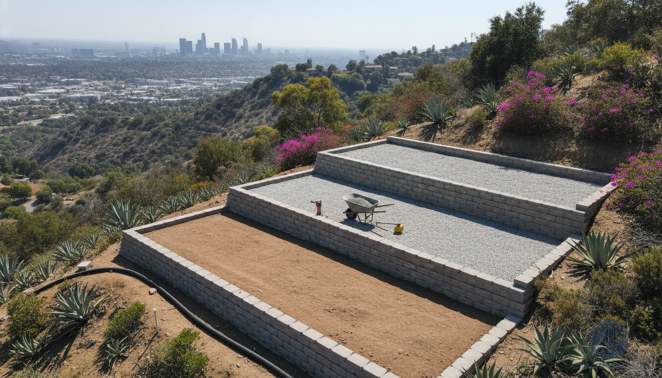 Retaining Walls and Paver Terraces: The Complete Guide for Hollywood Hills and West Hollywood Hillside Homeowners